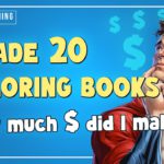 Income Report Amazon KDP | 20 Coloring Books = How Much Money?