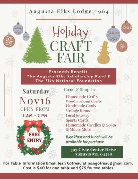 Augusta Elks #964 Holiday Craft Fair