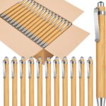 Bamboo Pens Bulk Wooden Bamboo Pens Engraving Wooden Ballpoint Pen Customizable Gift Pen Bulk 50pcs