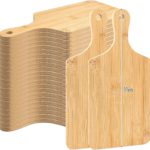 24 Pcs Cutting Board Bulk 11 x 5 Inch Wood Chopping Board Blank Small Laser Engraving Serving Boards Mini Charcuterie Boards for Wedding Housewarming Gift
