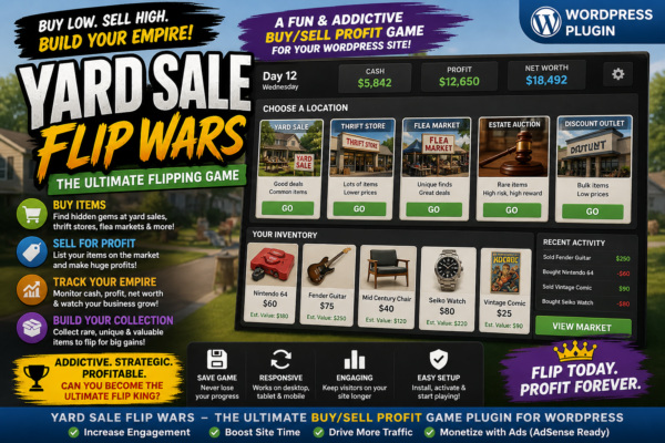 Yard Sale Flip Wars