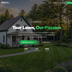 Lawncare Website Template