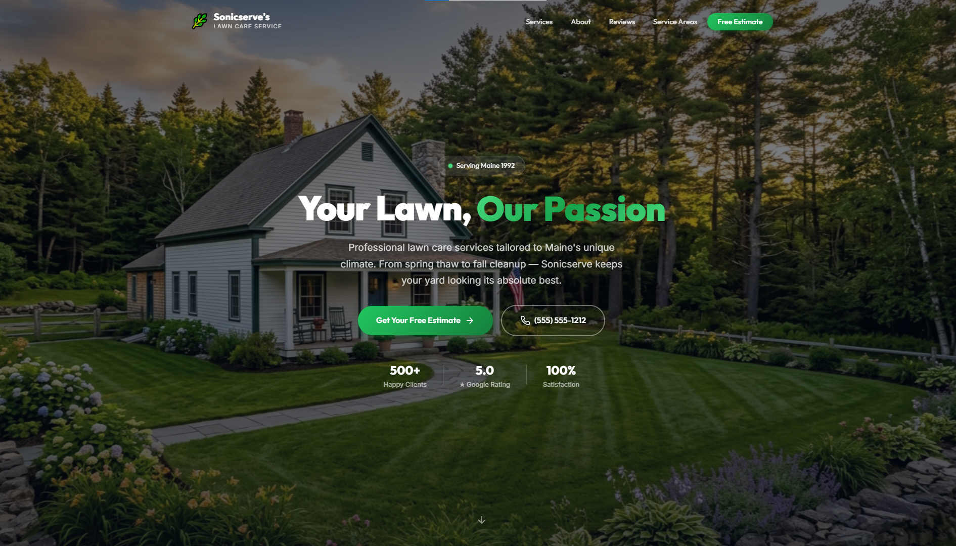 Lawncare Website Template